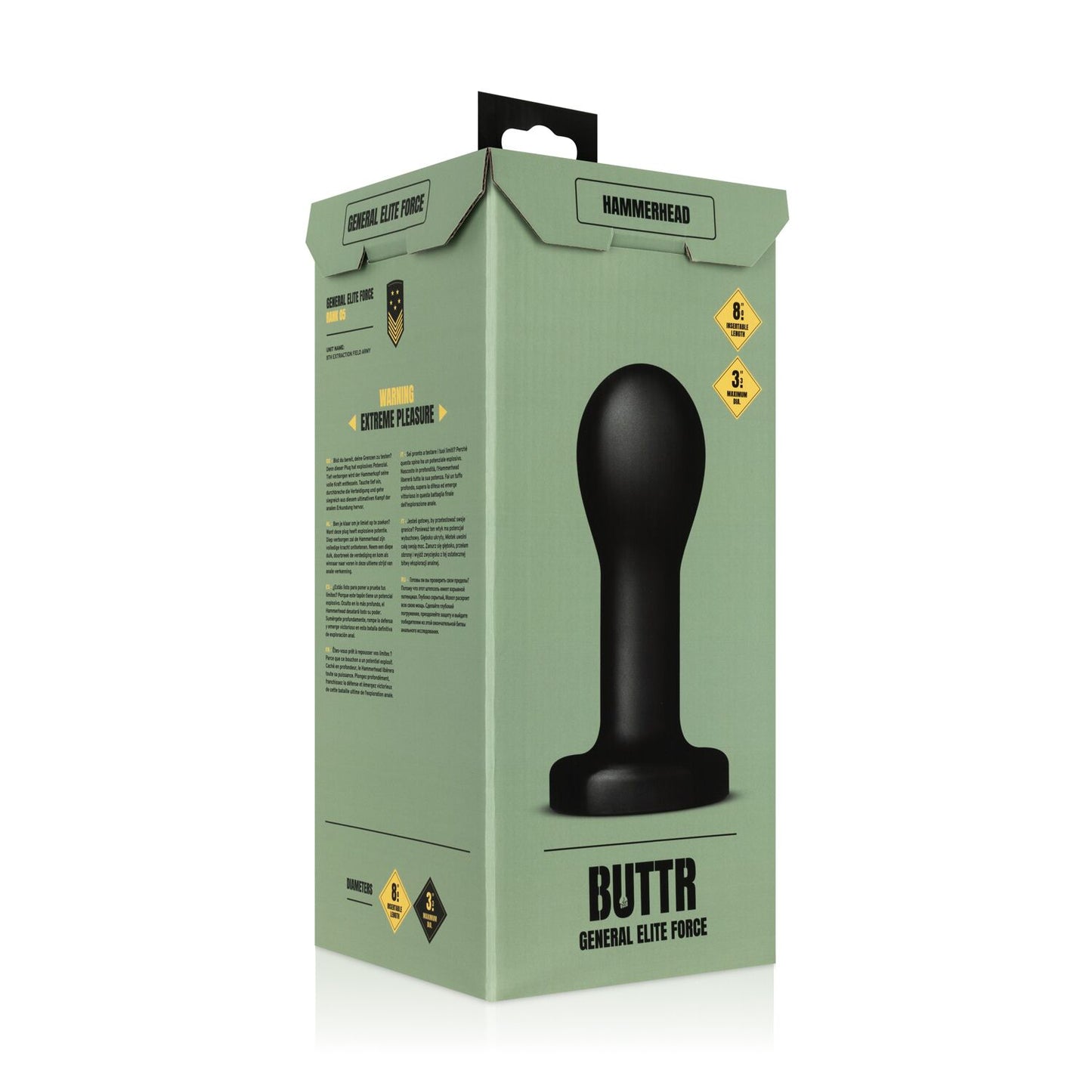 Анальна пробка BUTTR - Hammerhead Butt Plug
