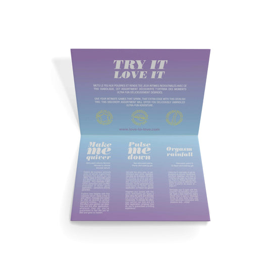 Набір пробників стимуляторів для пар Love To Love Spark Bliss 3 х 2 мл