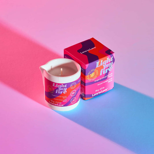 Масажна свічка Love To Love LIGHT MY FIRE Monoi (65 мл)