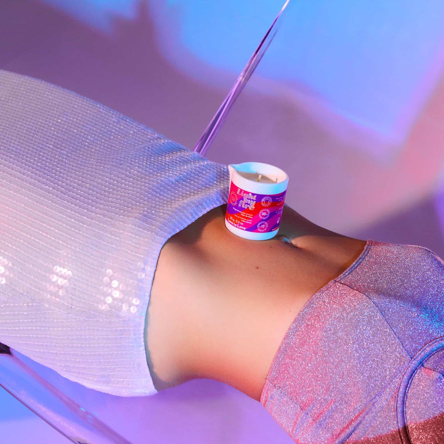 Масажна свічка Love To Love LIGHT MY FIRE Monoi (65 мл)