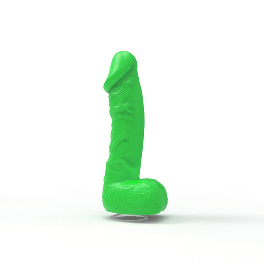 Крафтове мило-член з присоскою Чистий Кайф MEDIUM Green, натуральне