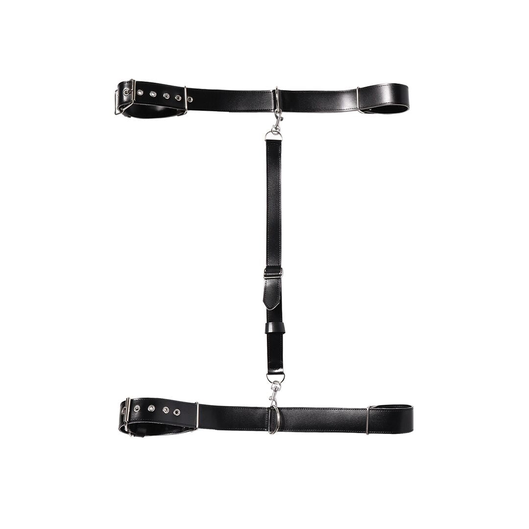 Бондажний набір Art of Sex - Michelle чорний, екошкіра