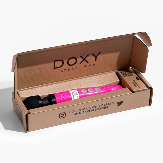 Вібромасажер DOXY Die Cast 3R Hot Pink, дуже потужний, перезаряджуваний, металевий корпус