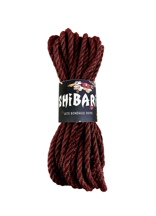 Джутова мотузка для шибарі Feral Feelings Shibari Rope, 8 м коричнева