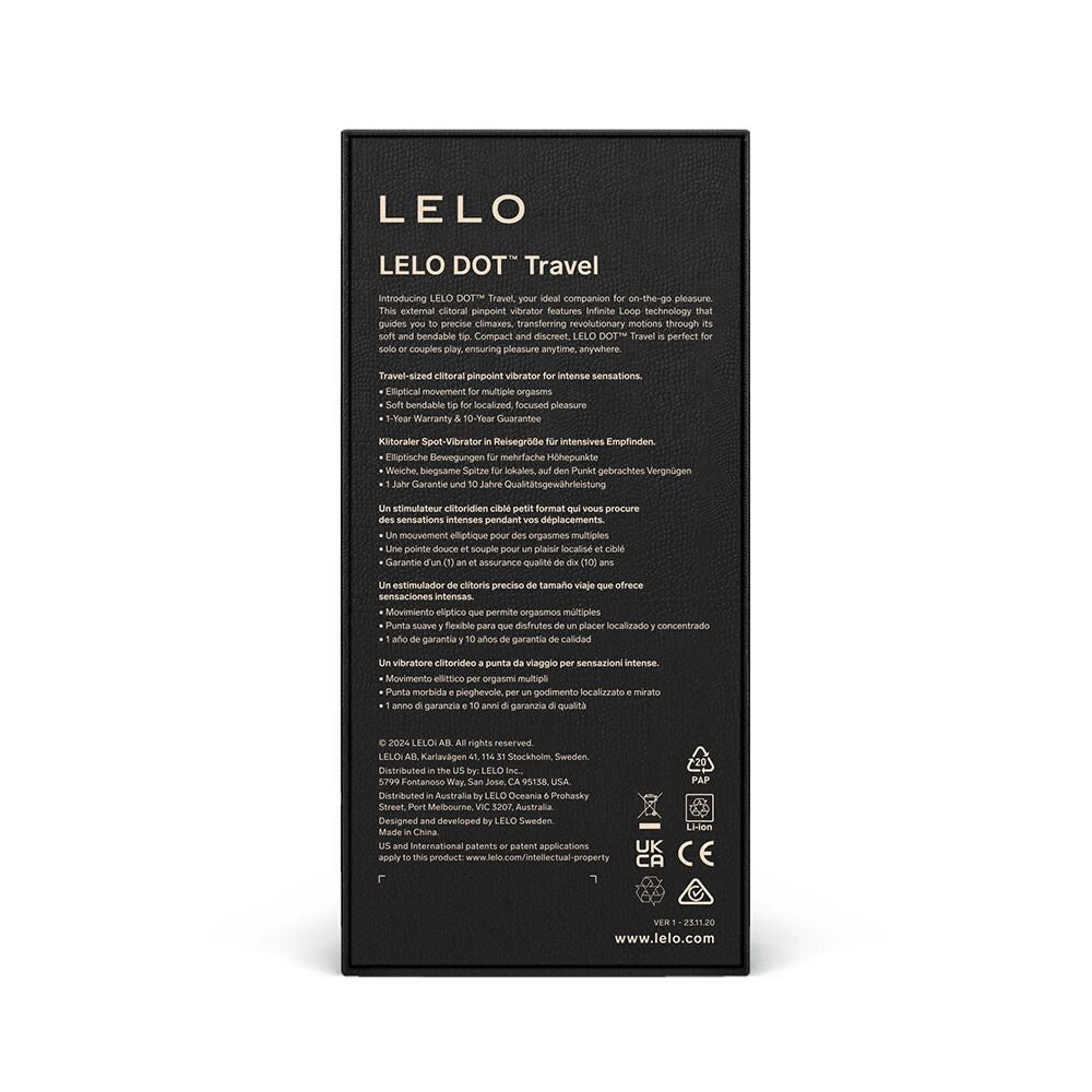 Кліторальний вібратор LELO DOT Travel Purple