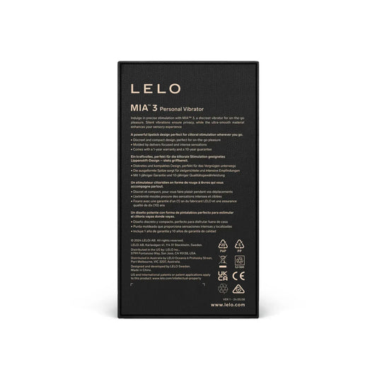 Шикарна віброкуля LELO Mia 3 Black