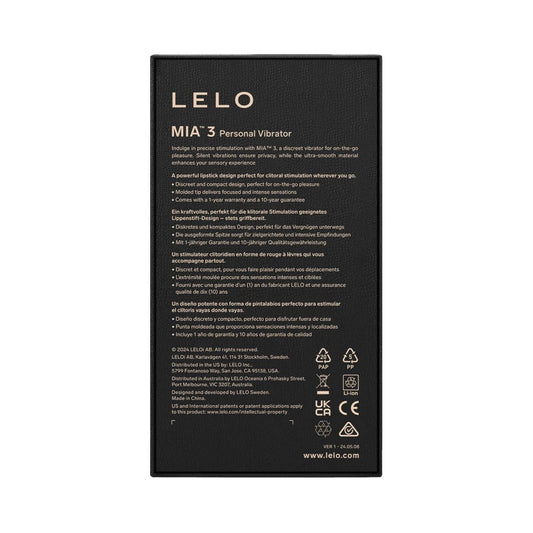 Шикарна віброкуля LELO Mia 3 Deep Rose