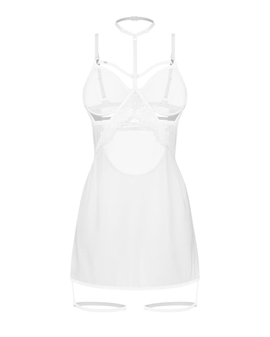 Бебі-долл Obsessive Arrowel White chemise S/M