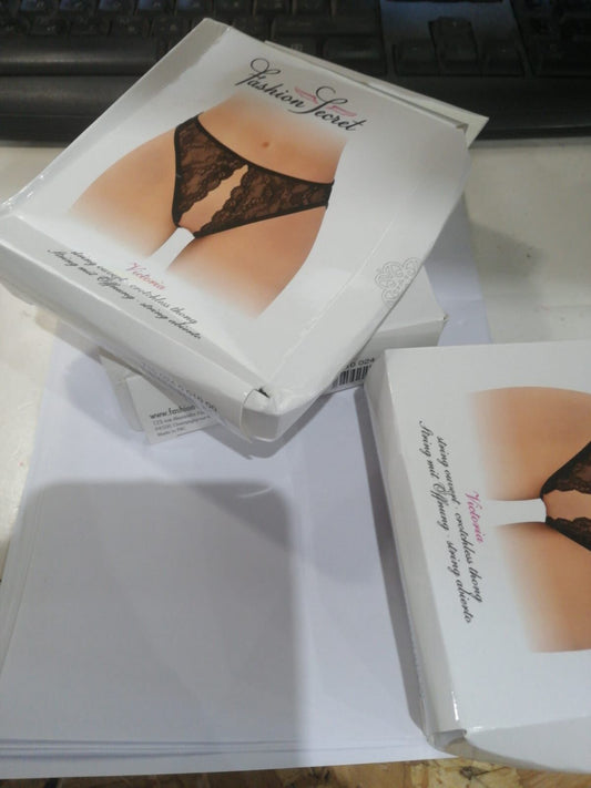 Трусики Fashion Secret Victoria Black (м'ята упаковка!!!)