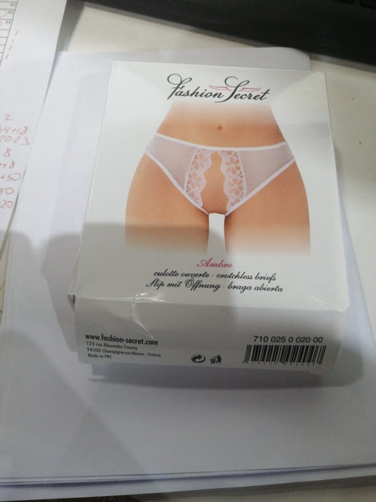 Трусики Fashion Secret Ambre White (м'ята упаковка!!!)
