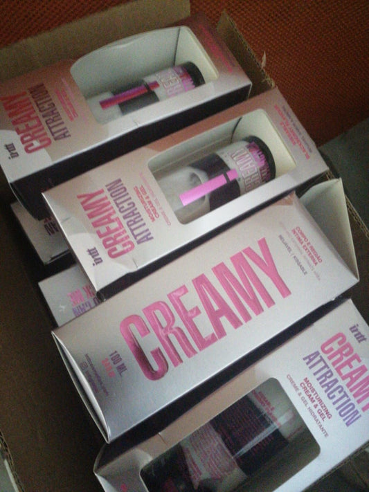 Зволожувальний крем-гель 2в1 Intt Creamy Attraction Blackberry 100мл (м'ята упаковка!!!)