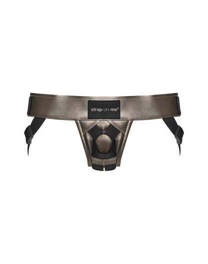 Трусы для страпона Strap-On-Me Leatherette Harness CURIOUS (м'ята упаковка!!!)