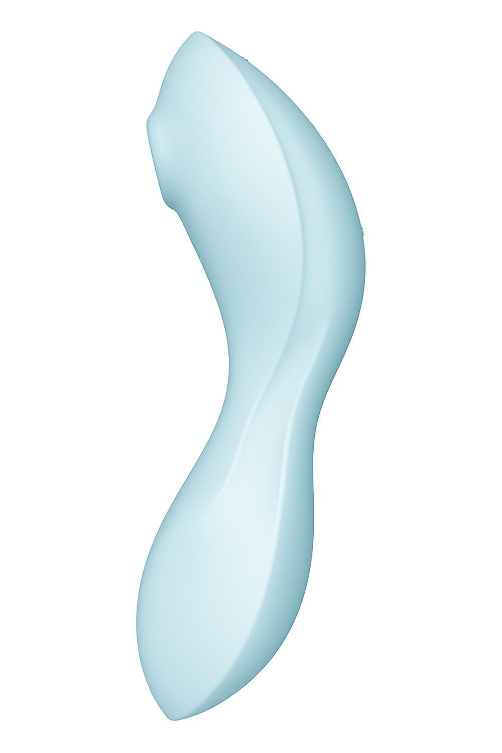 Вакуумний смарт-стимулятор із вібрацією Satisfyer Curvy Trinity 5 (Blue)  (м'ята упаковка!!!)