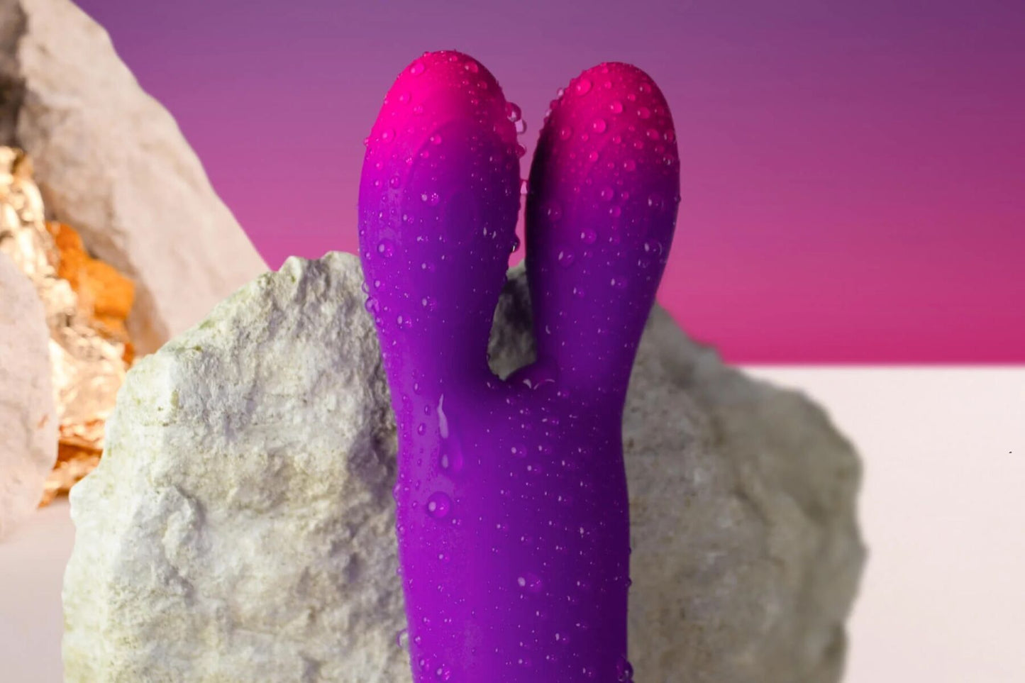 Вібратор Rocks Off Glo Girl - Bunny (м'ята упаковка!!!)