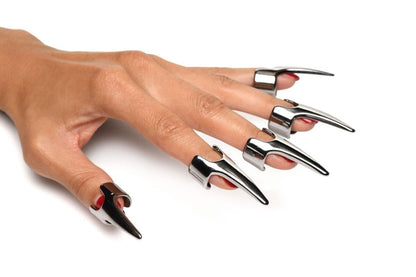 Набір кілець з кігтями Master Series Five-Piece Sensation Claw Rings - Silver (м'ята упаковка!!!)