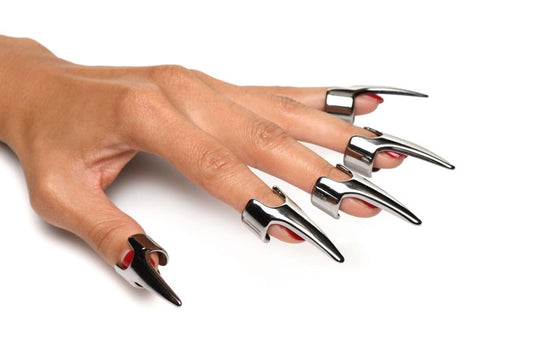 Набір кілець з кігтями Master Series Five-Piece Sensation Claw Rings - Silver (м'ята упаковка!!!)