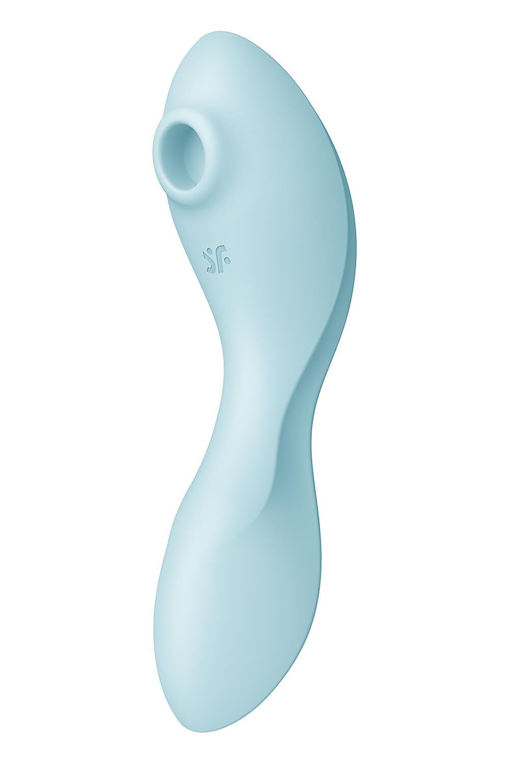 Вакуумний смарт-стимулятор із вібрацією Satisfyer Curvy Trinity 5 (Blue)  (м'ята упаковка!!!)