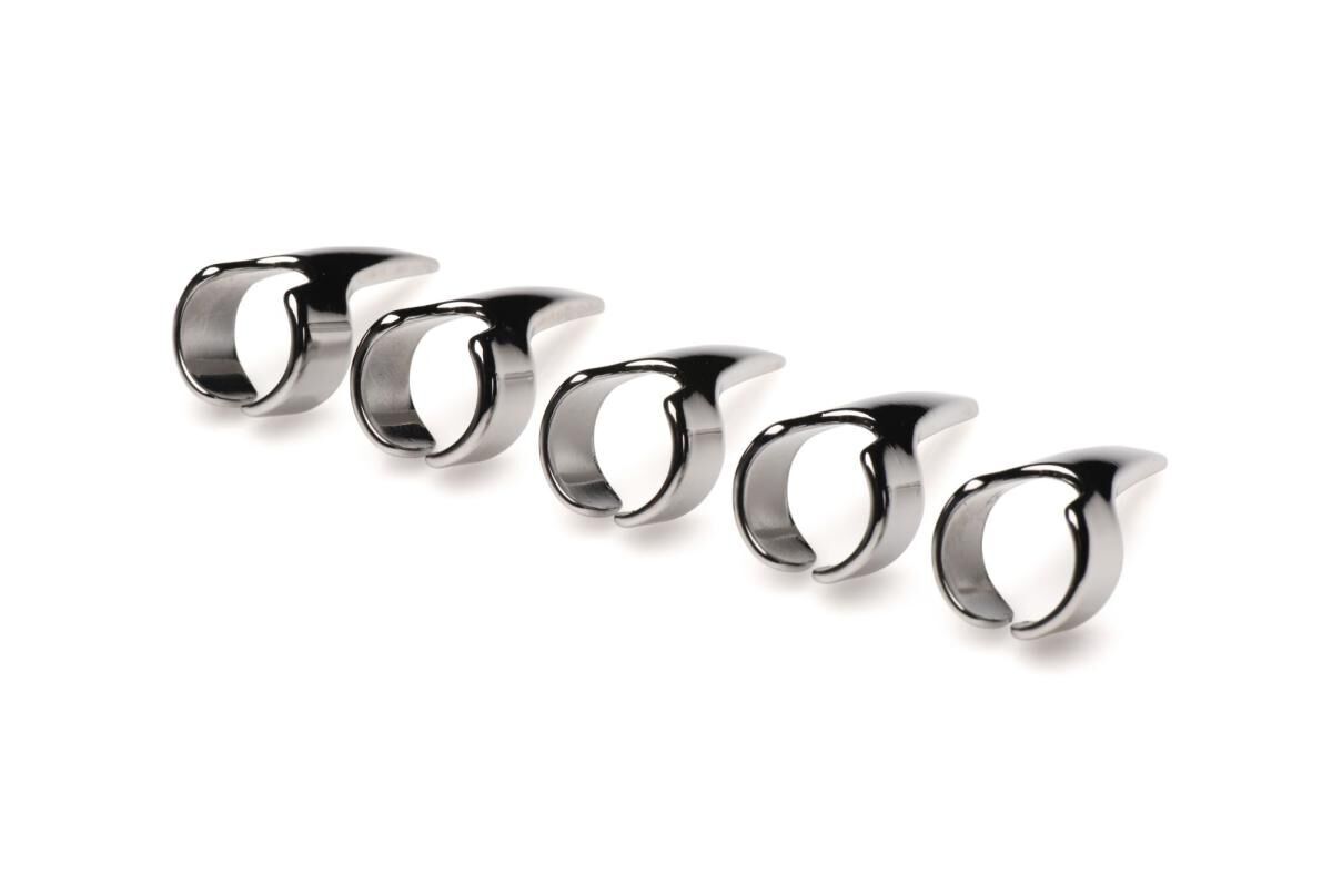 Набір кілець з кігтями Master Series Five-Piece Sensation Claw Rings - Silver (м'ята упаковка!!!)