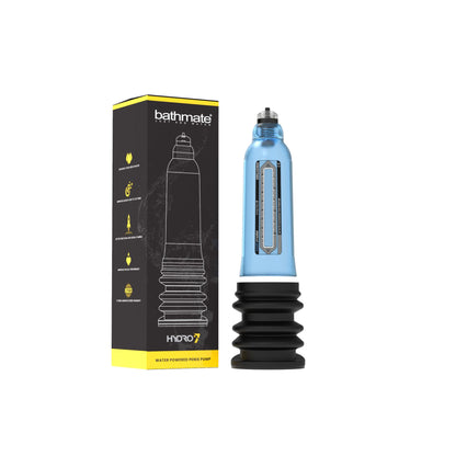 Гідропомпа Bathmate Hydro 7 Blue, для члена довжиною від 12,5 до 18 см, діаметр до 5 см