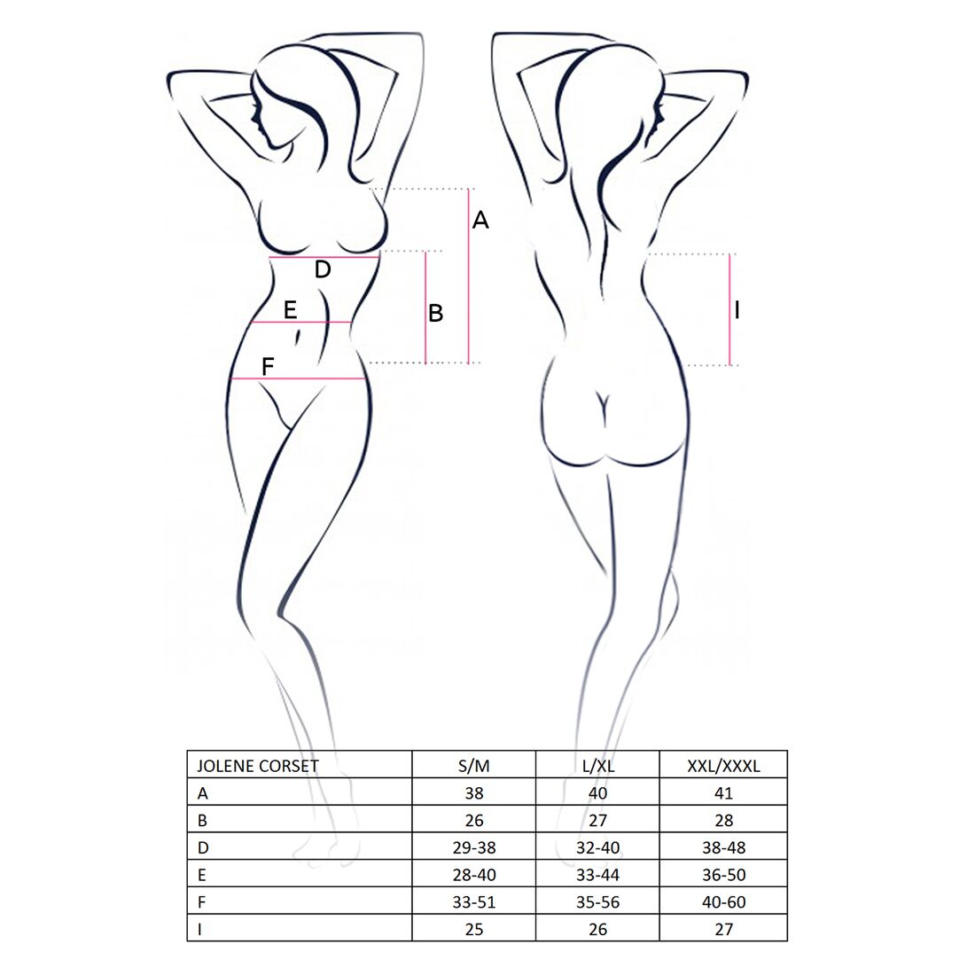 Корсет з пажами Passion JOLENE CORSET XXL/XXXL, black, трусики, напіввідкриті груди, напівпрозорий
