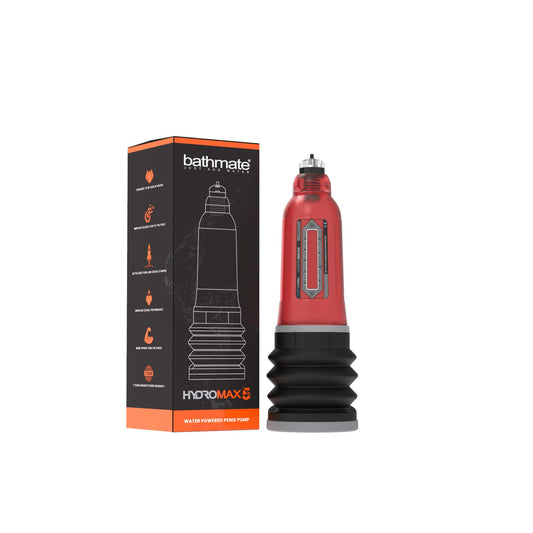 Гідропомпа Bathmate Hydromax 5 Red, для члена довжиною від 7,5 до 12,5 см, діаметр до 4,5 см