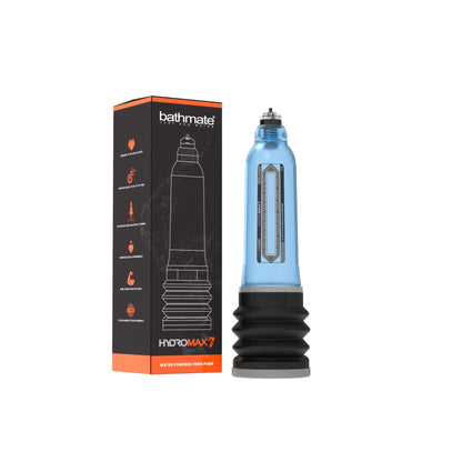 Гідропомпа Bathmate Hydromax 7 Blue, для члена довжиною від 12,5 до 18 см, діаметр до 5 см