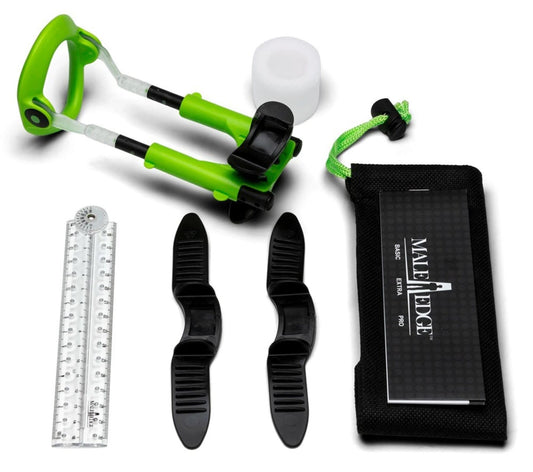 Екстендер для збільшення члена Male Edge Extra, ремінцевий, маса всього 65 г, міцний пластик