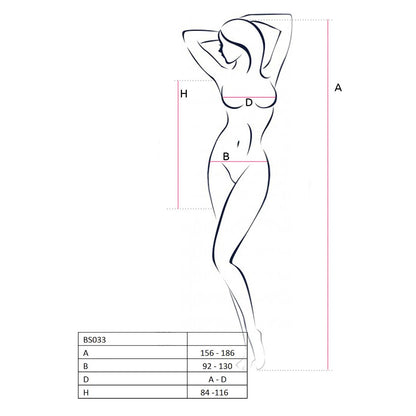 Бодістокінг Passion BS033 white, сукня-сітка на бретелях, прозора