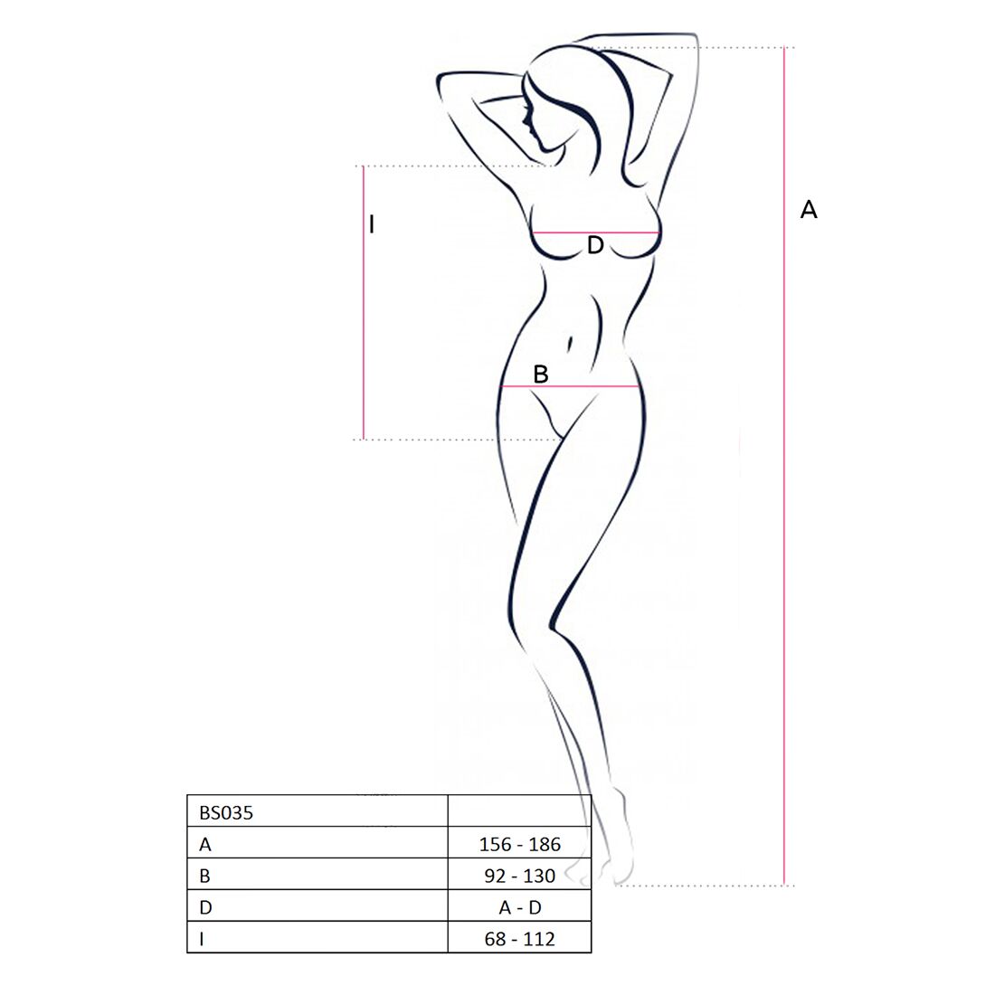 Бодістокінг Passion BS035 pink, боді, імітація топа та трусиків