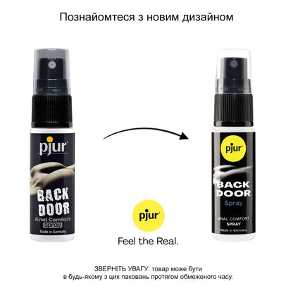 Розслаблювальний анальний спрей pjur backdoor 20 мл із пантенолом та алое, висококонцентрований
