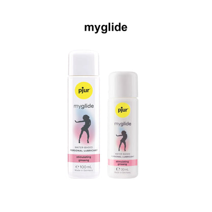 Збуджувальна змазка на водній основі pjur my glide 30 мл, з женьшенем, зігріває