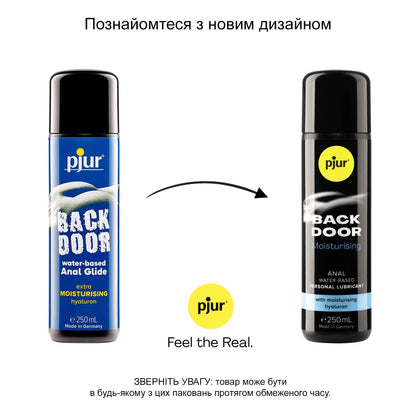 Анальна змазка pjur backdoor Comfort water glide 250 мл на водній основі з гіалуроном