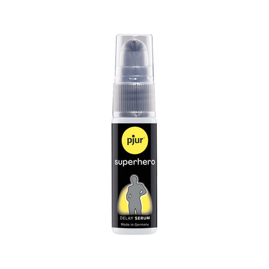 Пролонгувальний гель pjur Superhero Serum 20 мл, створює невидиму плівку, що знижує чутливість