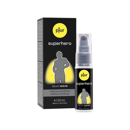 Пролонгувальний гель pjur Superhero Serum 20 мл, створює невидиму плівку, що знижує чутливість