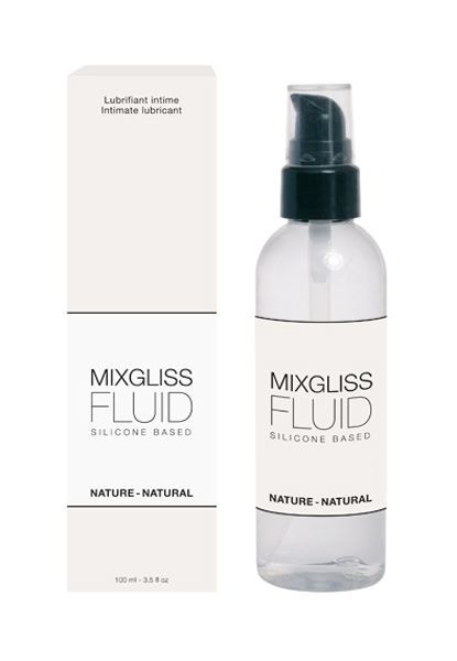 Розпродаж!!! Лубрикант на силіконовій основі MixGliss FLUID NATURE 100мл (термін 01.2026)