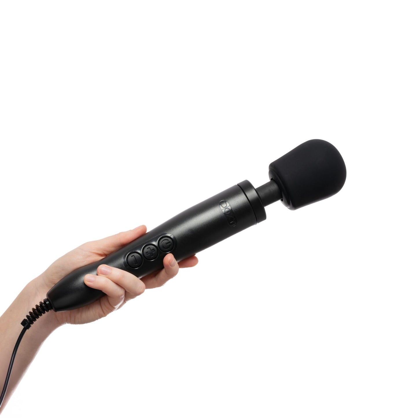 Вібромасажер DOXY Original Black, дуже потужний, живлення 220В, пульсівні вібрації