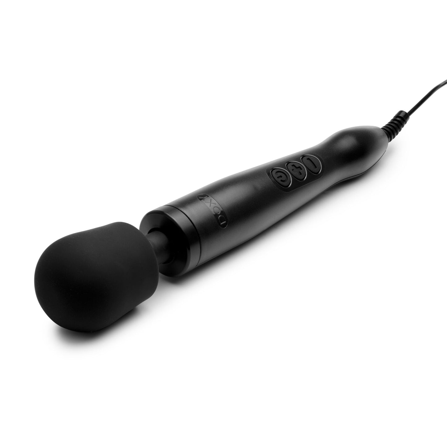 Вібромасажер DOXY Original Black, дуже потужний, живлення 220В, пульсівні вібрації