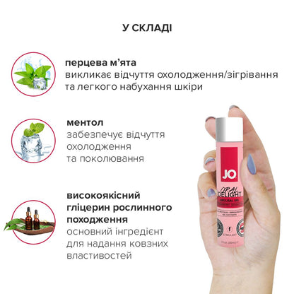 Розпродаж!!! Гель для оральних пестощів JO Oral Delight — Strawberry 30мл (термін до 08.2025)