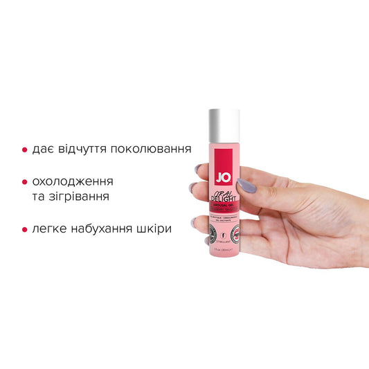 Розпродаж!!! Гель для оральних пестощів JO Oral Delight — Strawberry 30мл (термін до 08.2025)