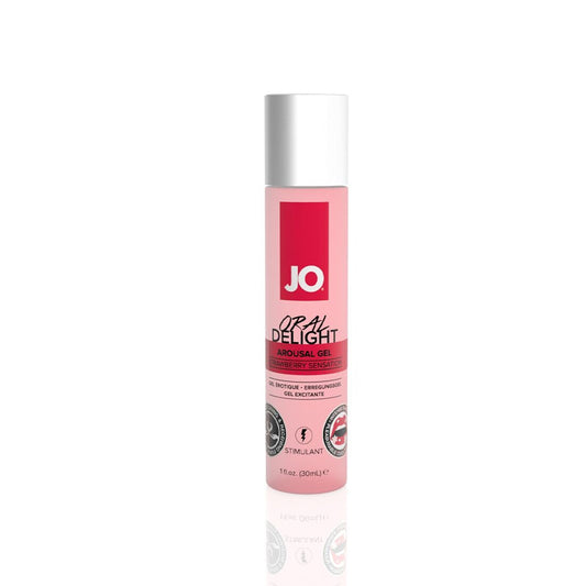 Розпродаж!!! Гель для оральних пестощів JO Oral Delight — Strawberry 30мл (термін до 08.2025)