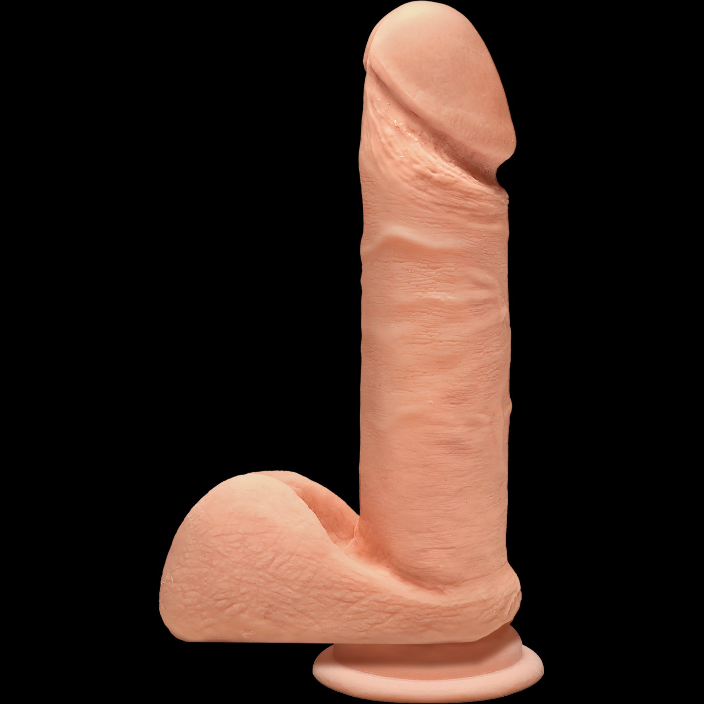 Фалоімітатор Doc Johnson The D - Perfect D - 7 Inch With Balls - ULTRASKYN, діаметр 4,5 см