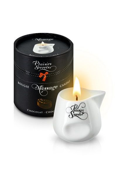 Розпродаж!!! Масажна свічка Plaisirs Secrets Chocolate 80 мл (термін 03.2026)
