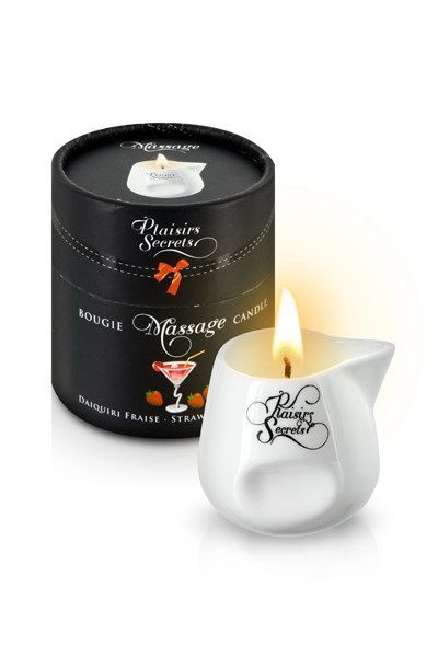 Розпродаж!!! Масажна свічка Plaisirs Secrets Strawberry Daiquiri 80 мл (термін 31.01.2026)