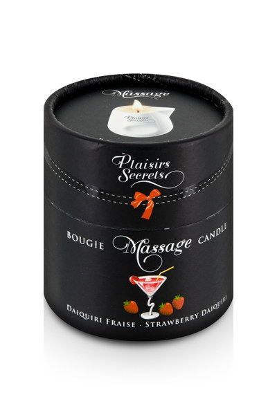Розпродаж!!! Масажна свічка Plaisirs Secrets Strawberry Daiquiri 80 мл (термін 31.01.2026)