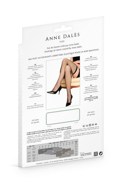 Панчохи Anne De Ales STELLA T3 Black