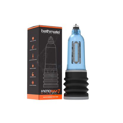 Гідропомпа Bathmate Hydromax 7 WideBoy Blue, для члена довжиною від 12,5 до 18 см, діам.до 5,5 см