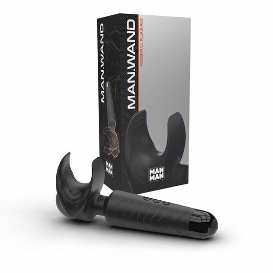Мастурбатор-вібромасажер Manwan MAN.WAND, відмінно для пар, вібро-мінет, 20 режимів