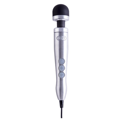 Вібромасажер DOXY Die Cast 3 Silver (Satin), дуже потужний, живлення 220В, металевий корпус