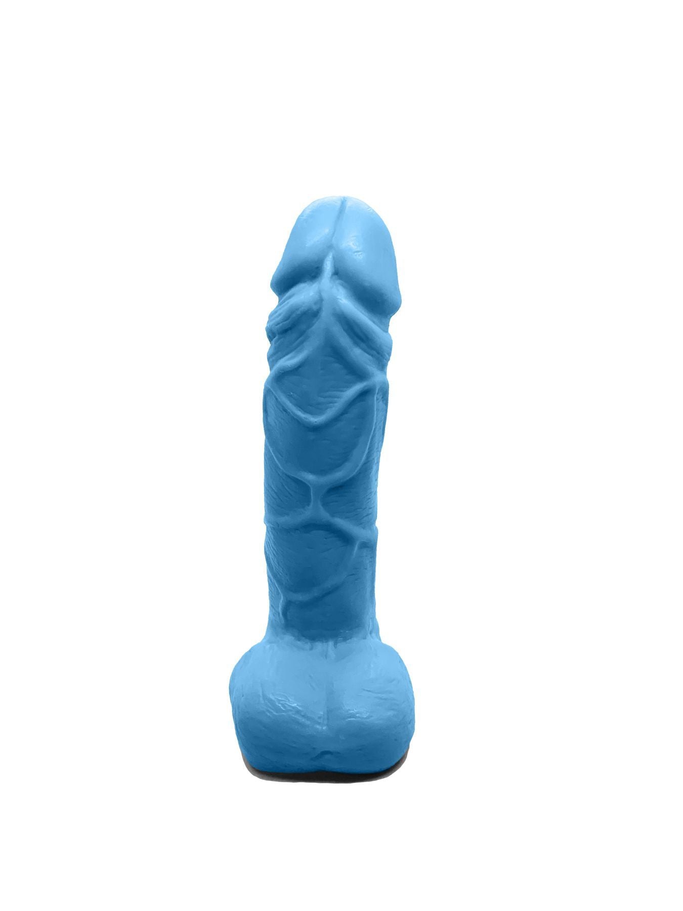 Крафтове мило-член із присоскою Чистий Кайф Blue size M, натуральне