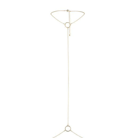 Ланцюжок на шию і пояс Bijoux Indiscrets Magnifique I Body Chain - Gold, прикраса на тіло